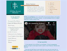 Tablet Screenshot of ofoneaccordministry.org